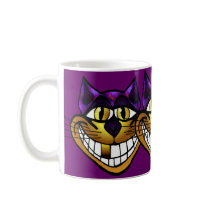 Golden Cheshire Cat Mug