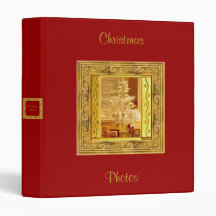 Golden Christmas Binder