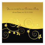 Golden Christmas Personalized Announcement