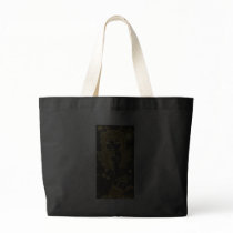 Golden Crackle Bunni Tote Bags