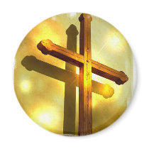 Golden Cross Magnet