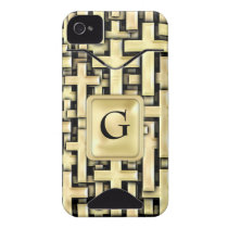 Golden Crosses Id Iphone 4 Cases