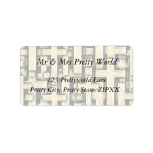 Golden Crosses Custom Address Labels