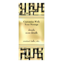 Golden Crosses Rack Card Design