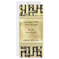 Golden Crosses Rack Card Design