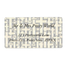 Golden Crosses Shipping Labels