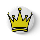 golden crown icon pins
