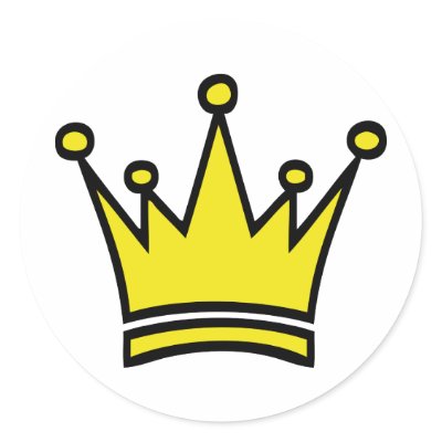 golden crown icon stickers by Tomaniac