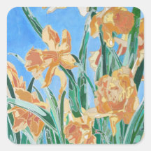 Golden Daffodils Sticker