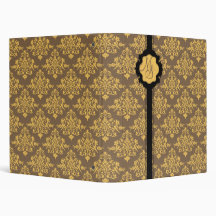 Golden Damask Binder