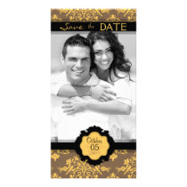 Golden Damask SD Photo Card