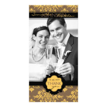 Golden Damask TY Photo Card