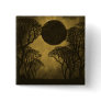 Golden Dark Forest Eclipse Button