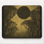 Golden Dark Forest Eclipse Mousepad