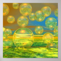 Golden Days - Yellow & Azure Tranquillity