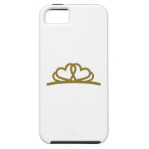 Golden Diadem Tiara iPhone 5 Case