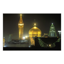 Golden dome of the Imam Reza Shrine Complex at