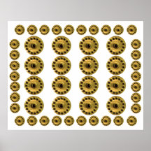 GOLDEN Dragon Eye Graphic Transformations Poster
