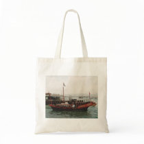 Golden Dragon Ferry Hong Kong Crafts and Shopping Canvas Bag