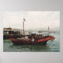 Golden Dragon Ferry Hong Kong Large Print