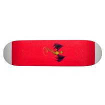 Golden Dragon_Red Skate Deck