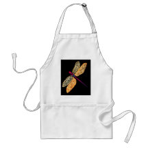 Golden Dragonfly Apron