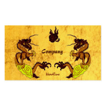 Golden Dragons Business Card