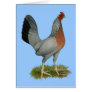 Golden Duckwing Hen Card