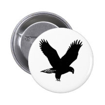 Golden eagle button
