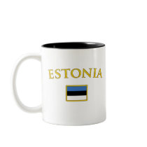 Golden Estonia Coffee Mug