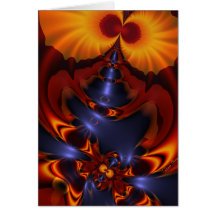 Golden Eyes – Amethyst & Amber Enchantment Card