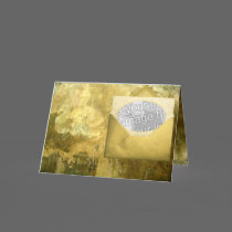 Golden Family PHOTO Card cards