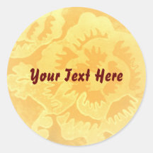 "Golden Fantsy" Sticker template