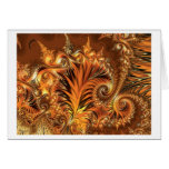 Golden Feathers Greeting Card