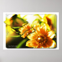 Golden Flower Poster