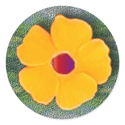 Golden flower Sticker by Zenyaris