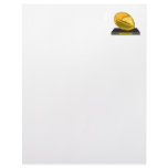 golden football champions customized letterhead