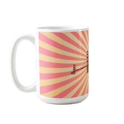 Golden Gate Bridge: 3D Model: Coffee Mug by spiritswitchboard