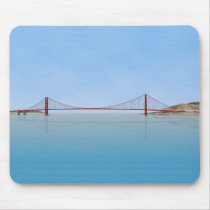 Golden Gate Bridge: 3D Model: Mouse Pad