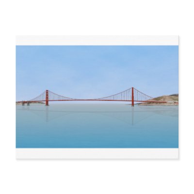 Golden Gate Bridge: 3D Model: Postcards by spiritswitchboard