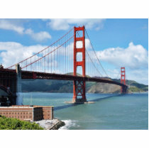 Golden Gate Bridge And Fort Point In San Francisco Photo Cut Out