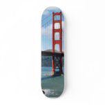 Golden Gate Bridge And Fort Point In San Francisco Skateboard Deck