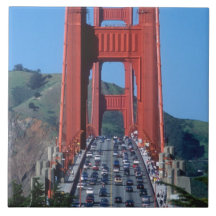 Golden Gate bridge and San Francisco Bay Tiles