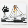 Golden Gate Bridge Bear Pride Mouse Pad