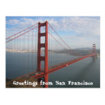 Golden gate bridge cartes postales