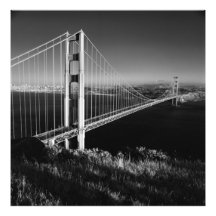 Golden Gate Bridge from Battery Spencer (Infrared) Art Photo
