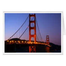 Golden Gate Bridge Greeting Card