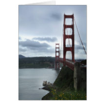 Golden gate Bridge Greeting Cards