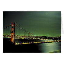 Golden Gate Bridge in Green cards