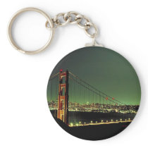 Golden Gate Bridge in Green keychains